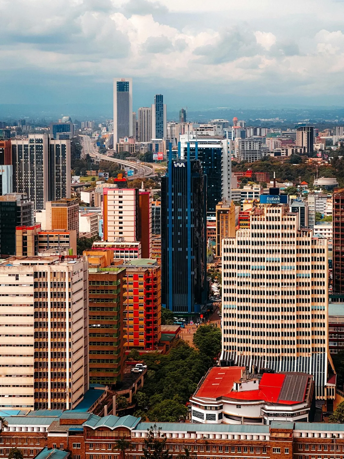 Nairobi city skyline